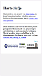 Mobile Screenshot of hartediefje.be
