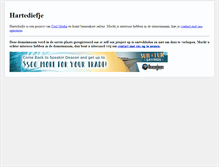 Tablet Screenshot of hartediefje.be